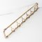 Art Deco Style Brass Paret Coat Rack, France, 1950s 4