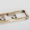 Art Deco Style Brass Paret Coat Rack, France, 1950s 7