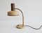 Beige Metall Tischlampe in Braun 1