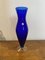 Vase en Verre Murano Bleu 3