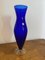 Vase en Verre Murano Bleu 2