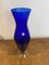 Vase en Verre Murano Bleu 4