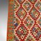 Vintage Middle Eastern Decorative Hand Woven Hall Choli Kilim Rug 7