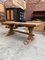 Farmhouse Table with 2 Benches, Set of 3 4