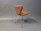 Series 7 Model 3107 Chairs by Arne Jacobsen and Fritz Hansen, Set of 6, Image 3