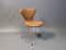 Series 7 Model 3107 Chairs by Arne Jacobsen and Fritz Hansen, Set of 6, Image 6