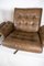 Armchairs Upholstered with Brown Leather of Danish Design, 1970s, Set of 2, Image 2