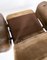 Armchairs Upholstered with Brown Leather of Danish Design, 1970s, Set of 2 7