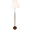 Danish Teak and Brass Floor Lamp, 1960s 1