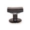 Fauteuil Jazz en Cuir Noir et Tabouret de Stressless, Set de 2 14