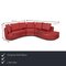 Red Corner Sofa by Rolf Benz 2