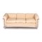 LC 4 Le Corbusier Beige Sofa Set from Cassina, Set of 2, Image 12