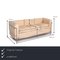 LC 4 Le Corbusier Beige Sofa Set from Cassina, Set of 2 2