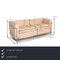 LC 4 Le Corbusier Beige Sofa Set from Cassina, Set of 2, Image 2