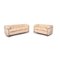 LC 4 Le Corbusier Beige Sofa Set from Cassina, Set of 2 1