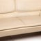 Cream Leather Sofa Set from Laauser, Set of 2 6