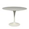 Tavolo laccato in alluminio e marmo di Eero Saarinen, anni '80, Immagine 1
