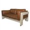 Bastiano Leather Sofa by Afra & Tobia Scarpa, 1970s 3