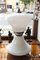 Große italienische Milchglas Tischlampe, 1960er 12