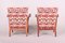 Beech Armchairs by Bohumil Landsman, 1960s, Set of 2 3