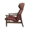 Leather Adjustable Wingback Chair from ULUV, 1950s, Image 6