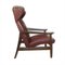 Leather Adjustable Wingback Chair from ULUV, 1950s 3