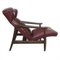 Leather Adjustable Wingback Chair from ULUV, 1950s 4