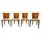 Art Deco H-214 Chairs by Jindrich Halabala for ÚP Závody, 1950´s, Set of 4 1