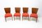Art Deco H-214 Chairs by Jindrich Halabala for ÚP Závody, 1950s, Set of 4 4