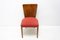 Art Deco H-214 Chairs by Jindrich Halabala for ÚP Závody, 1950s, Set of 4, Image 8