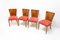 Art Deco H-214 Chairs by Jindrich Halabala for ÚP Závody, 1950s, Set of 4 3
