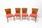 Art Deco H-214 Chairs by Jindrich Halabala for ÚP Závody, 1950s, Set of 4, Image 2