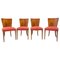 Art Deco H-214 Chairs by Jindrich Halabala for ÚP Závody, 1950s, Set of 4, Image 1