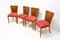 Art Deco H-214 Chairs by Jindrich Halabala for ÚP Závody, 1950s, Set of 4, Image 4