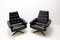 Leather Swivel Armchairs from UP Zavody, 1970s, Set of 2 3