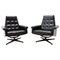 Leather Swivel Armchairs from UP Zavody, 1970s, Set of 2 1