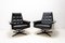 Leather Swivel Armchairs from UP Zavody, 1970s, Set of 2, Image 2