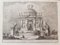 The Temple of Peace - Grabado original de Giuseppe Vasi - Mid-18th Century, Imagen 1
