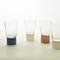 Bicchiere con base color avorio, collezione Moire, vetro soffiato di Atelier George, Immagine 3