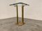 Model T18 Glass and Brass Side Table by Peter Ghyczy 5