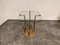 Model T18 Glass and Brass Side Table by Peter Ghyczy 3
