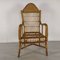 Vintage Stuhl aus Rattan 4