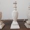 Mid-Century Swedish White Marble Table Lamps, Set of 3 5