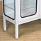 Vintage Glass & Iron Medical Cabinet, 1970s 5