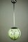 Marble Glass Ball Pendant Light, 1930s, Image 1