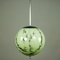 Marble Glass Ball Pendant Light, 1930s 3