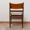 Mid-Century French Leather Set No.2 Dining Chairs from Maison Regain, Set of 4 12