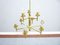 Brass Chandelier, 1970s, Image 11