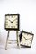 Horloge Vintage Industrielle Carrée Double Face de Gents of Leicester 3