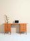 Scandinavian Desk in Teak with Two Drawers, 2